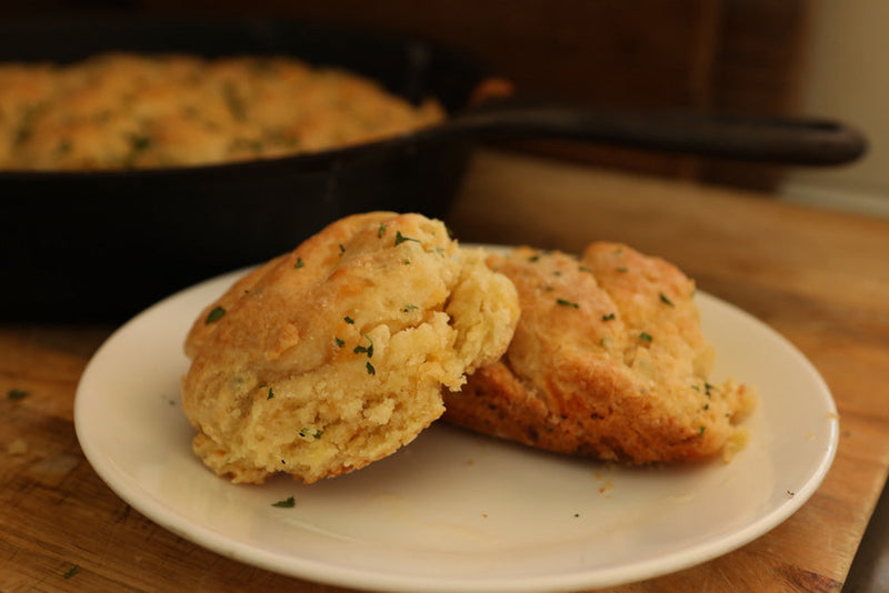 Feeding the Farmer<br>Cheddar Garlic Biscuits