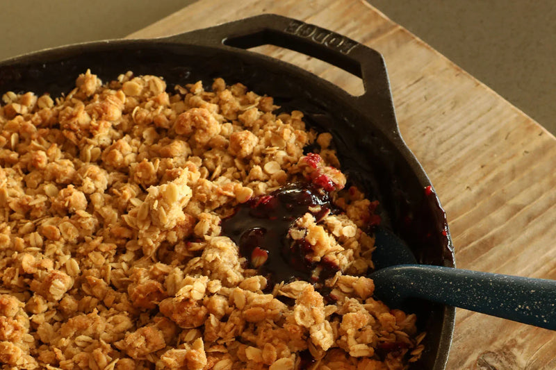Feeding the Farmer<br>Triple Berry Skillet Crisp