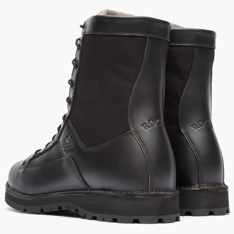 Rocky Portland Lace-to-Toe Waterproof Public Service Boots - doubleheel