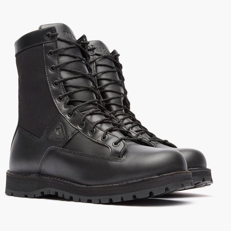 Rocky Portland Lace-to-Toe Waterproof Public Service Boots - doublequarter