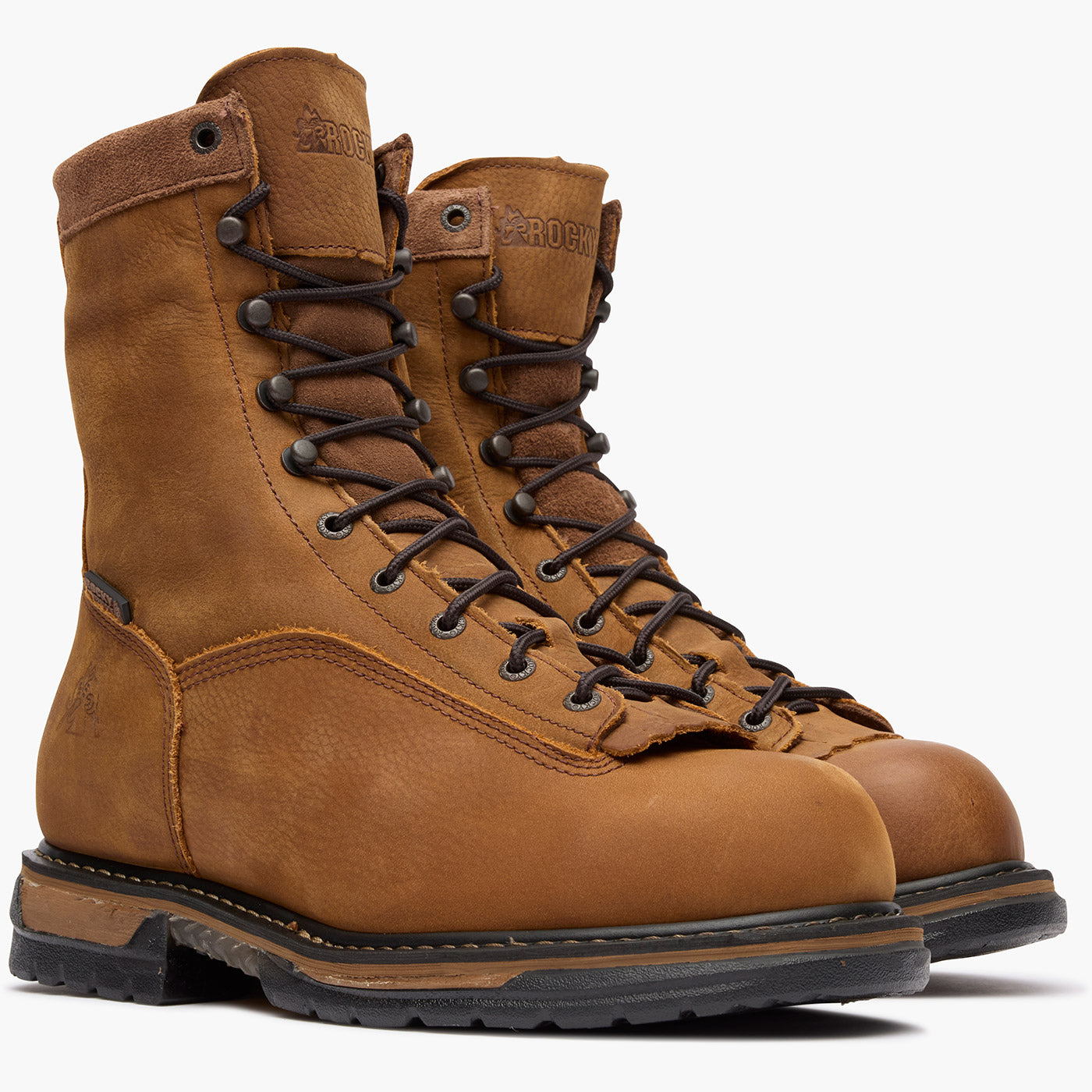 Rocky IronClad Steel Toe Waterproof Work Boot - doublequarter