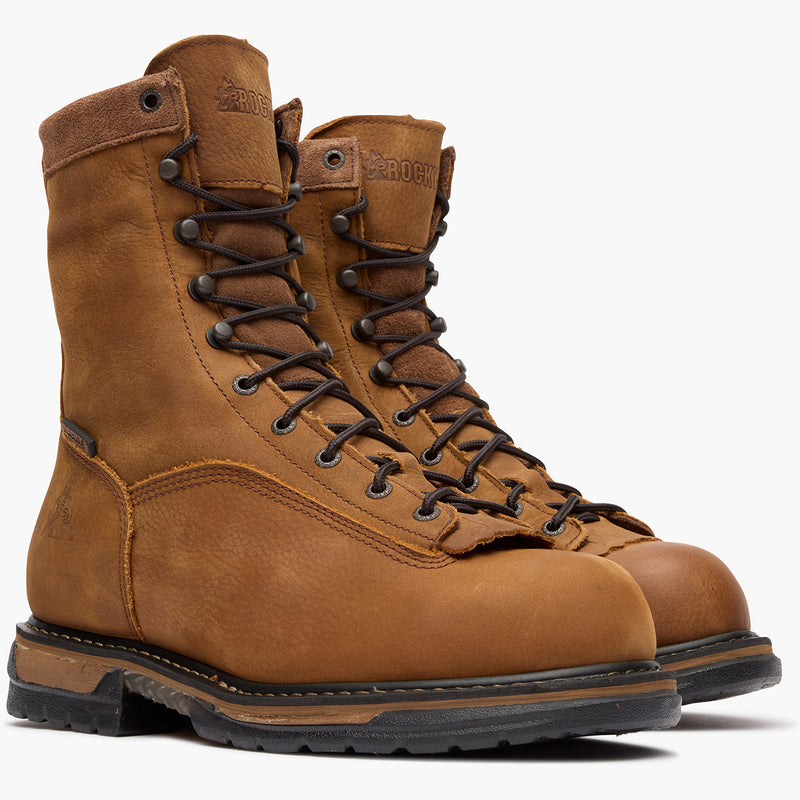 Rocky IronClad Steel Toe Waterproof Work Boot - doublequarter
