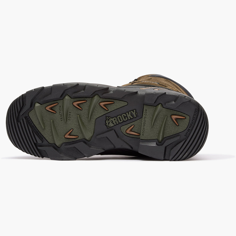 Rocky Blizzard Stalker Steel Toe Waterproof 1200G Insulated Work Boot - outsole