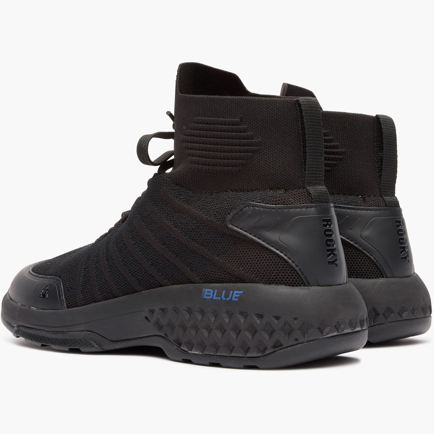 ""Rocky Code Blue 5"" Knit Public Service Shoe" - doubleheel"