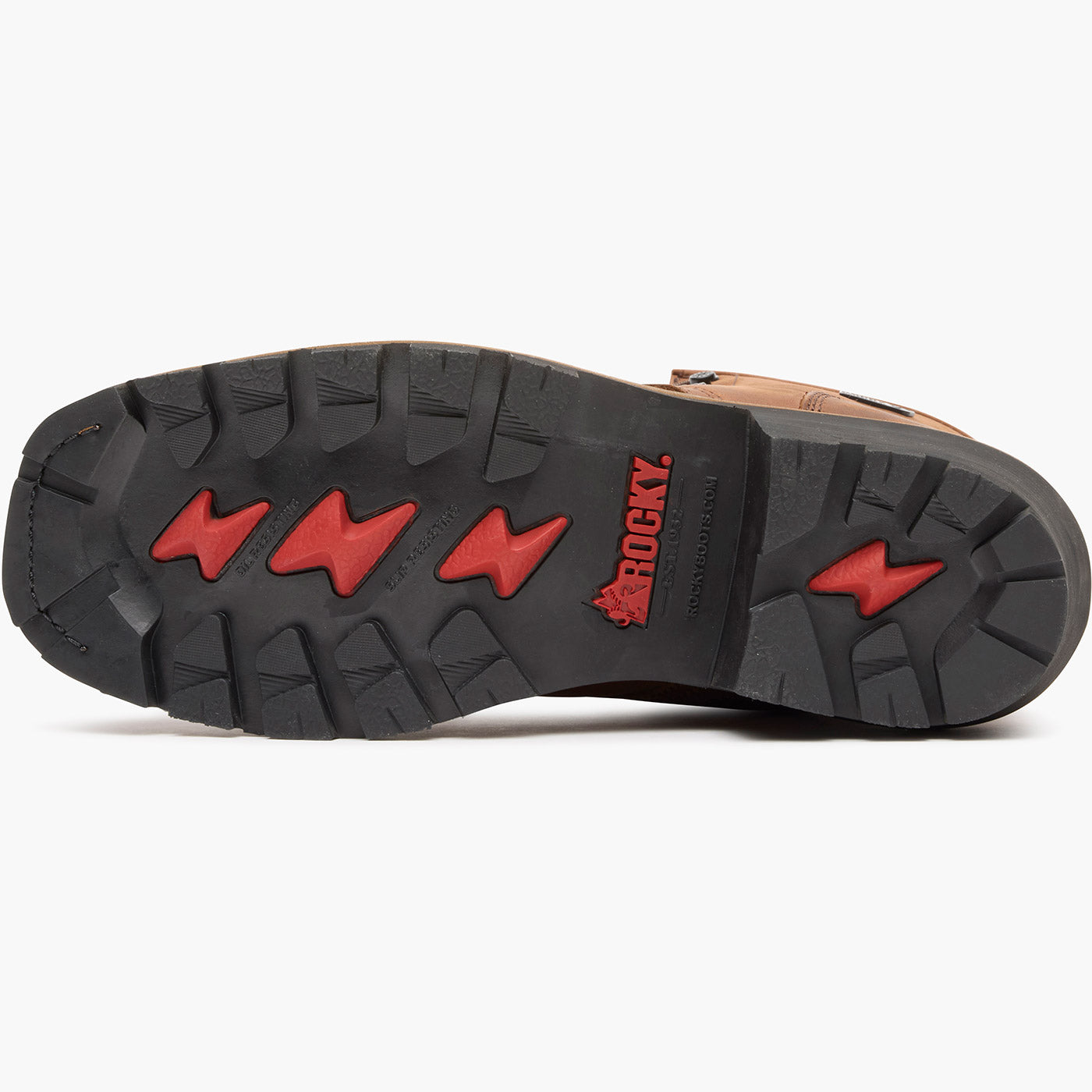 Rocky Square Toe Logger Composite Toe Waterproof Work Boot - outsole