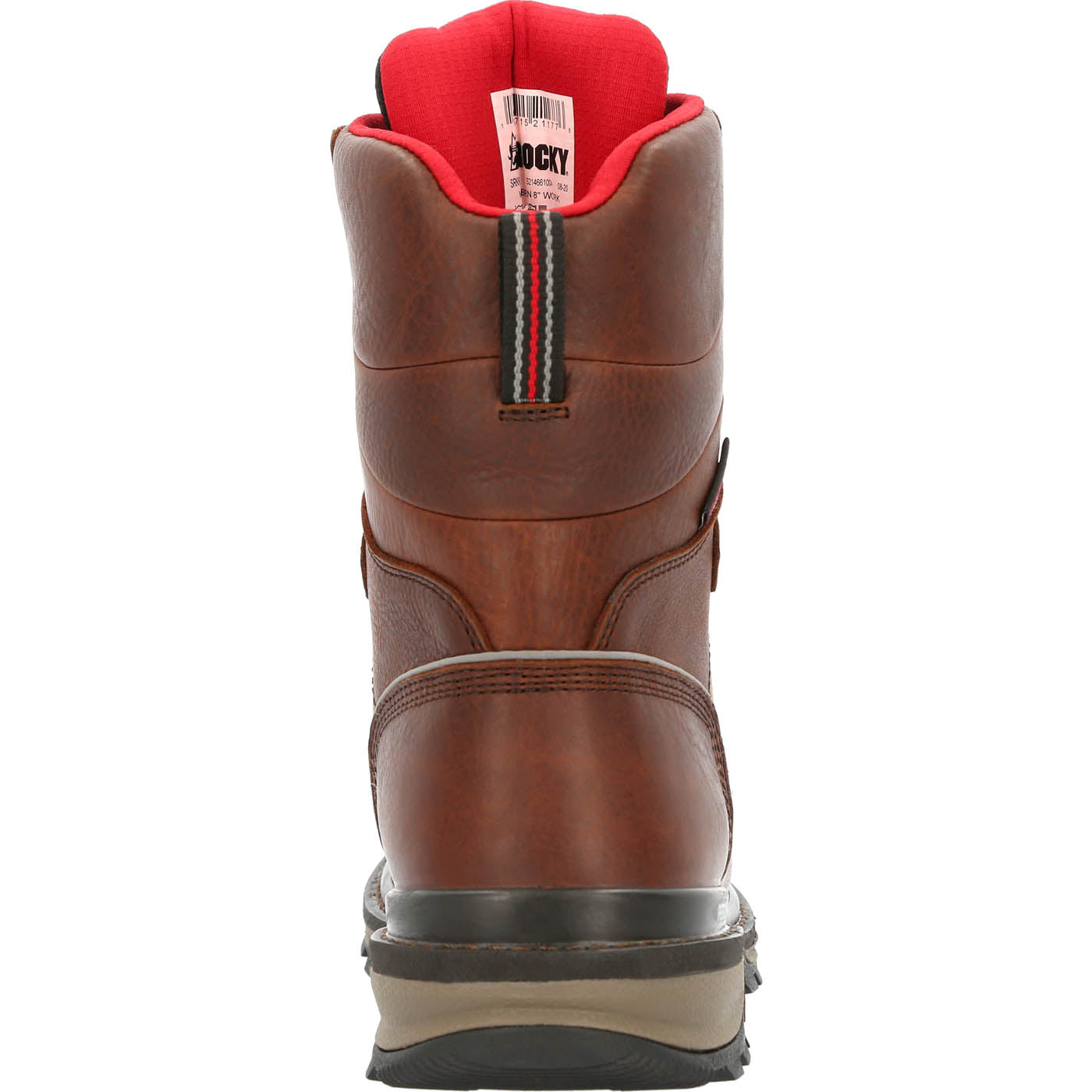 Rocky Rams Horn Lace to Toe Composite Waterproof Work Boot - back