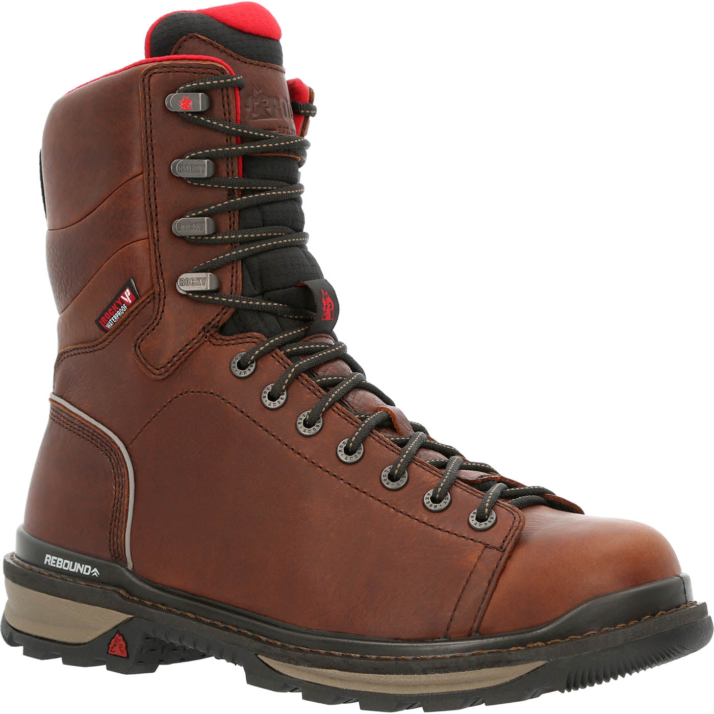 Rocky Rams Horn Lace to Toe Composite Waterproof Work Boot - main