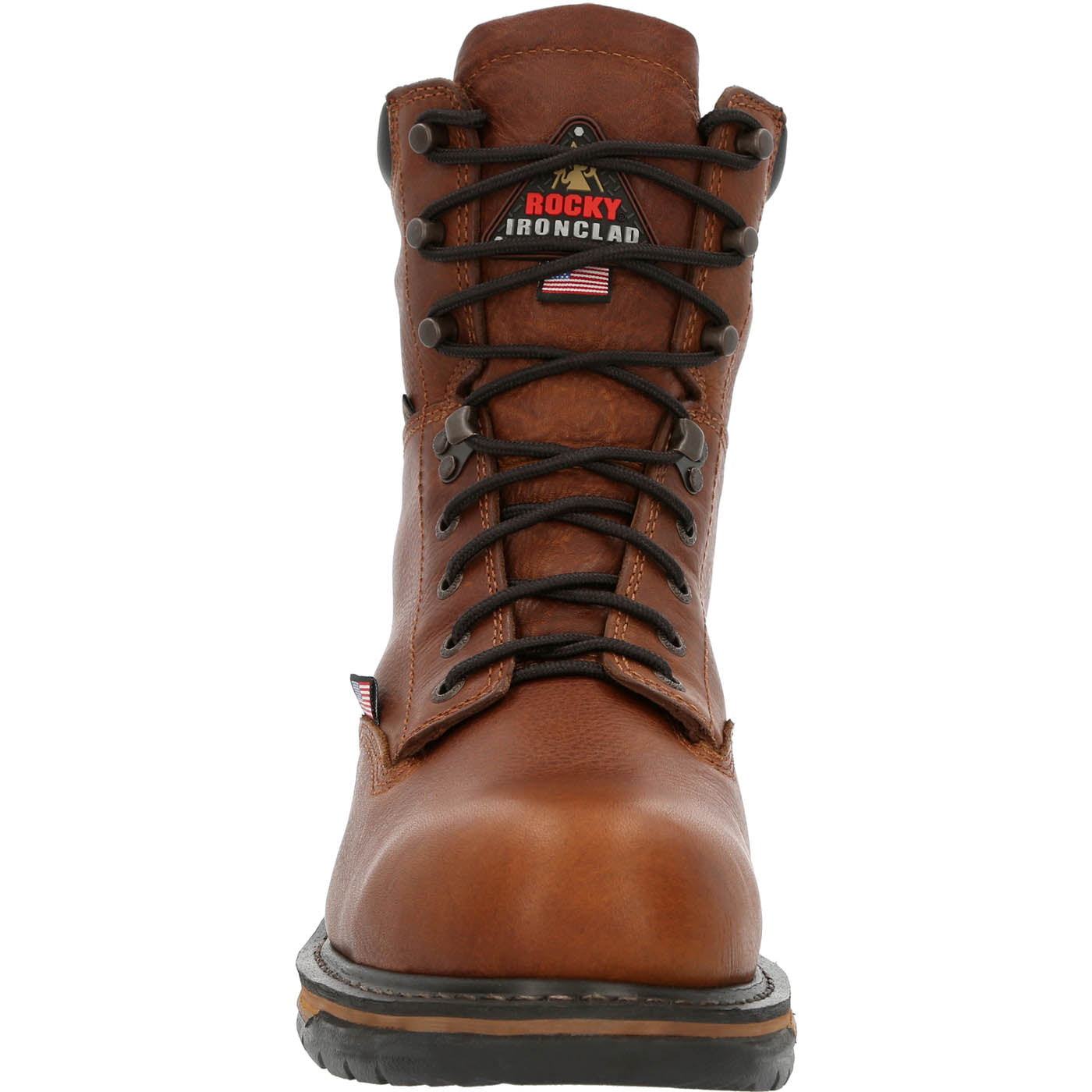 Rocky IronClad Steel Toe Waterproof Work Boots - front