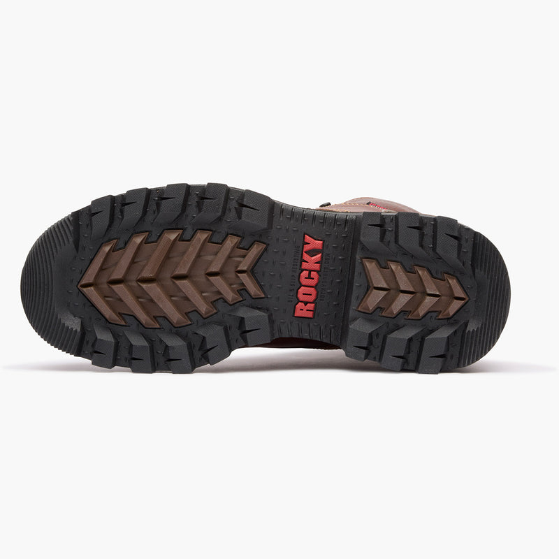 Rocky Rams Horn Logger Waterproof Composite Toe Work Boot - outsole