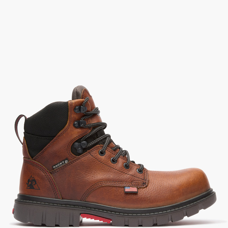 ""Rocky Worksmart 6"" Waterproof Composite Toe Work Boot" - profile"