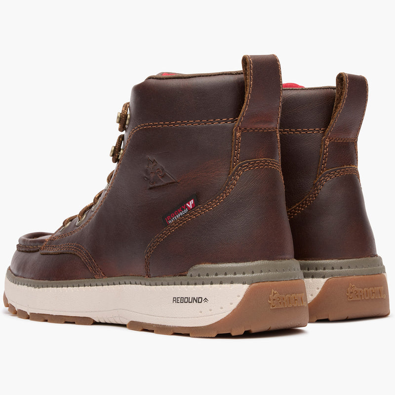Rocky Rebound Wedge Waterproof Work Boot - doubleheel
