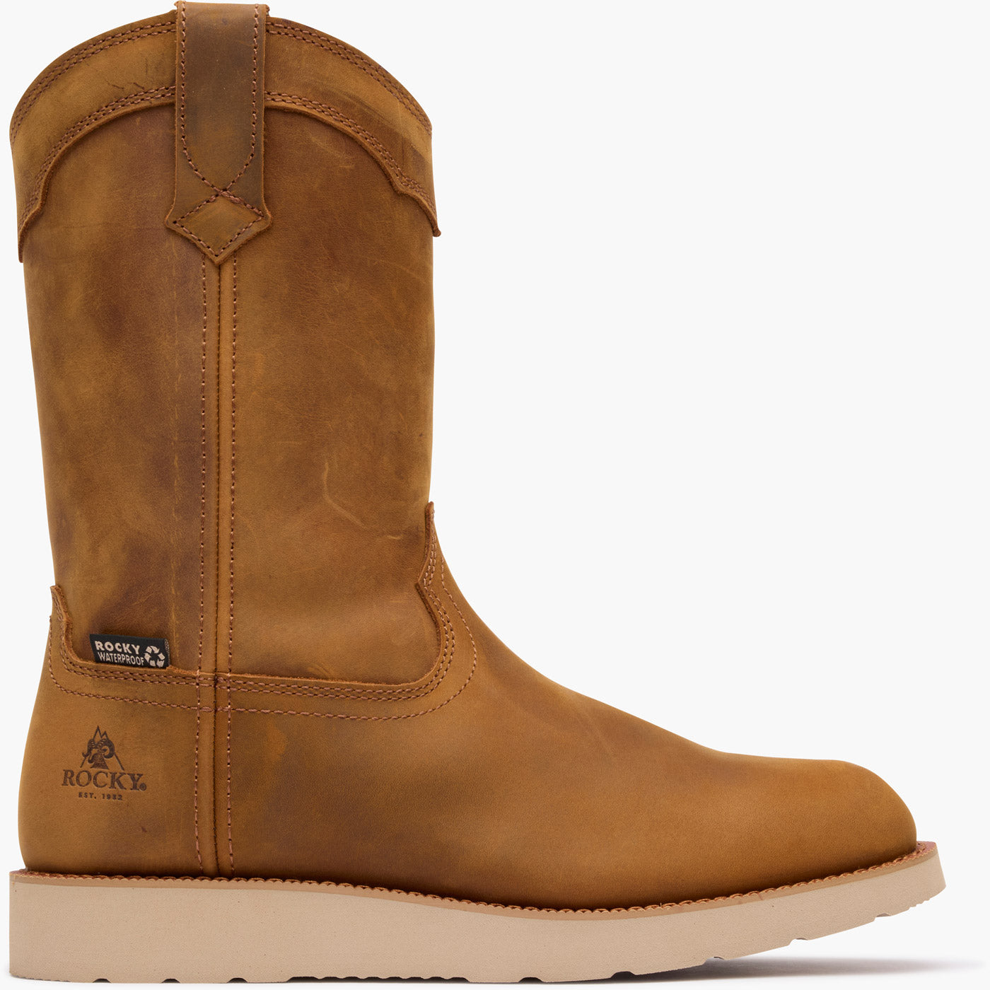 Rocky MonoCrepe Wedge 11” Waterproof Work Boots – Rocky Boots