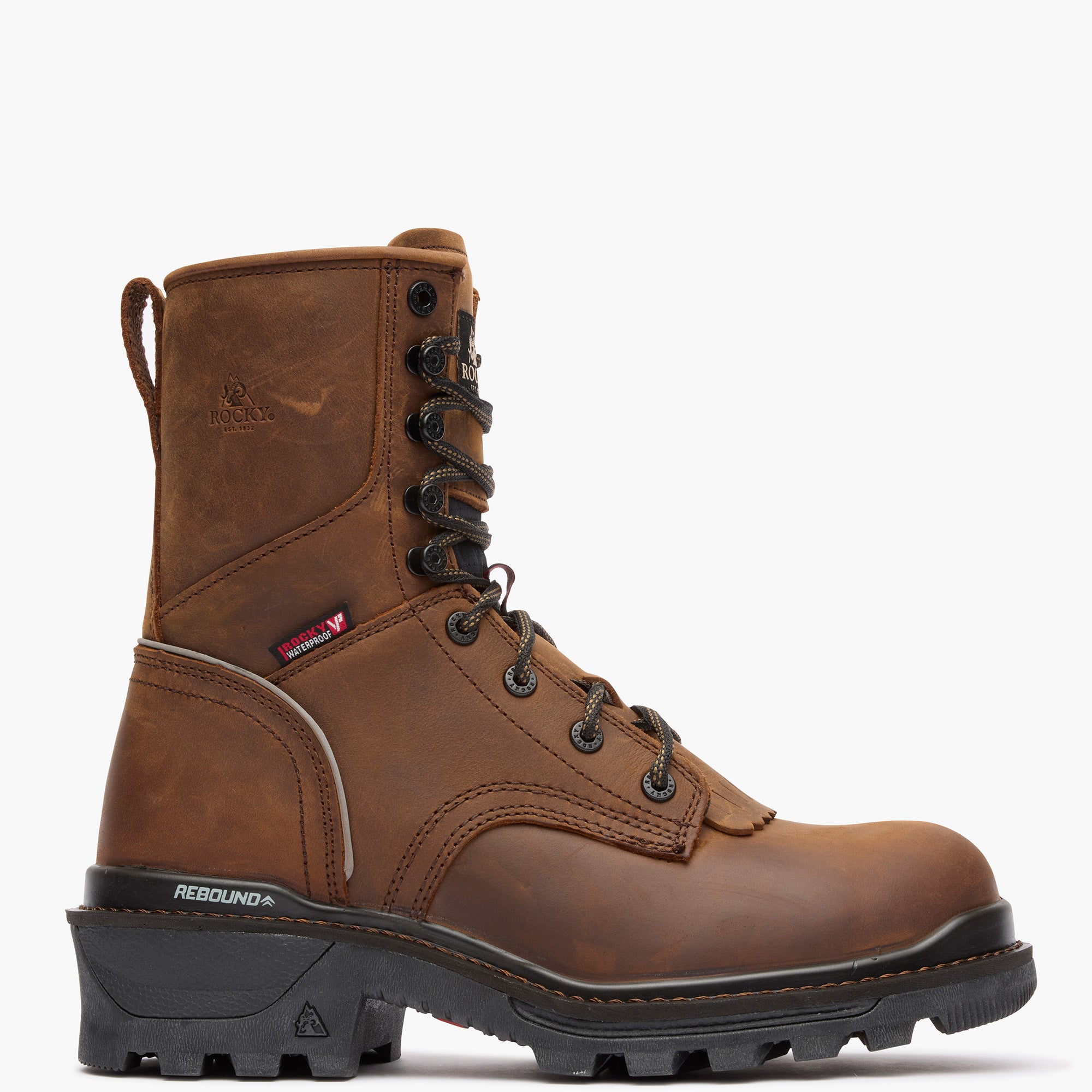 Rocky Rams Horn Logger Composite Toe Work Boot – Rocky Boots