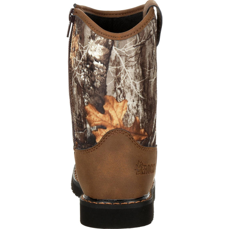 Rocky Big Kids' Lil Ropers Outdoor Boot - back