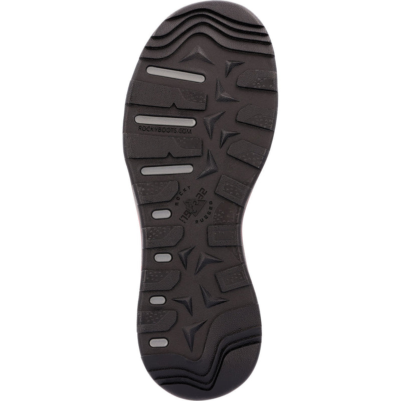 Rocky Campy Jams Red Side Zip Outdoor Shoe - outsole