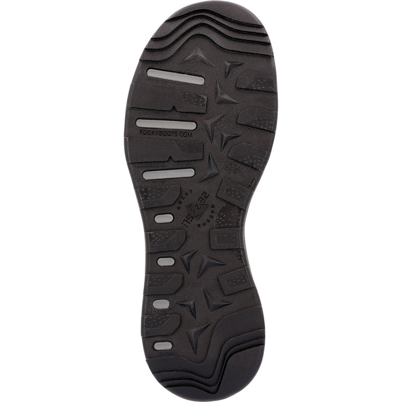 Rocky Campy Jams Sunset Orange Side Zip Outdoor Shoe - outsole