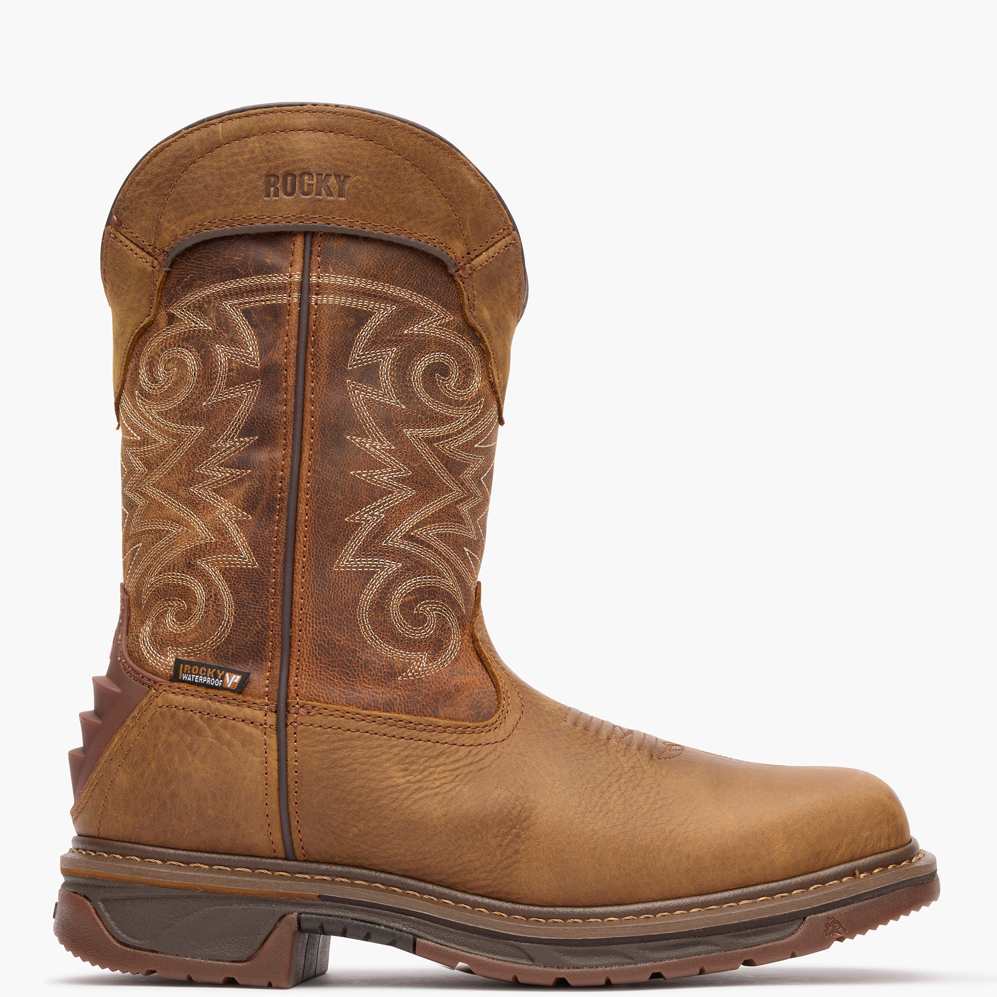 Rocky Iron Skull Composite Toe Waterproof Western Boot - profile