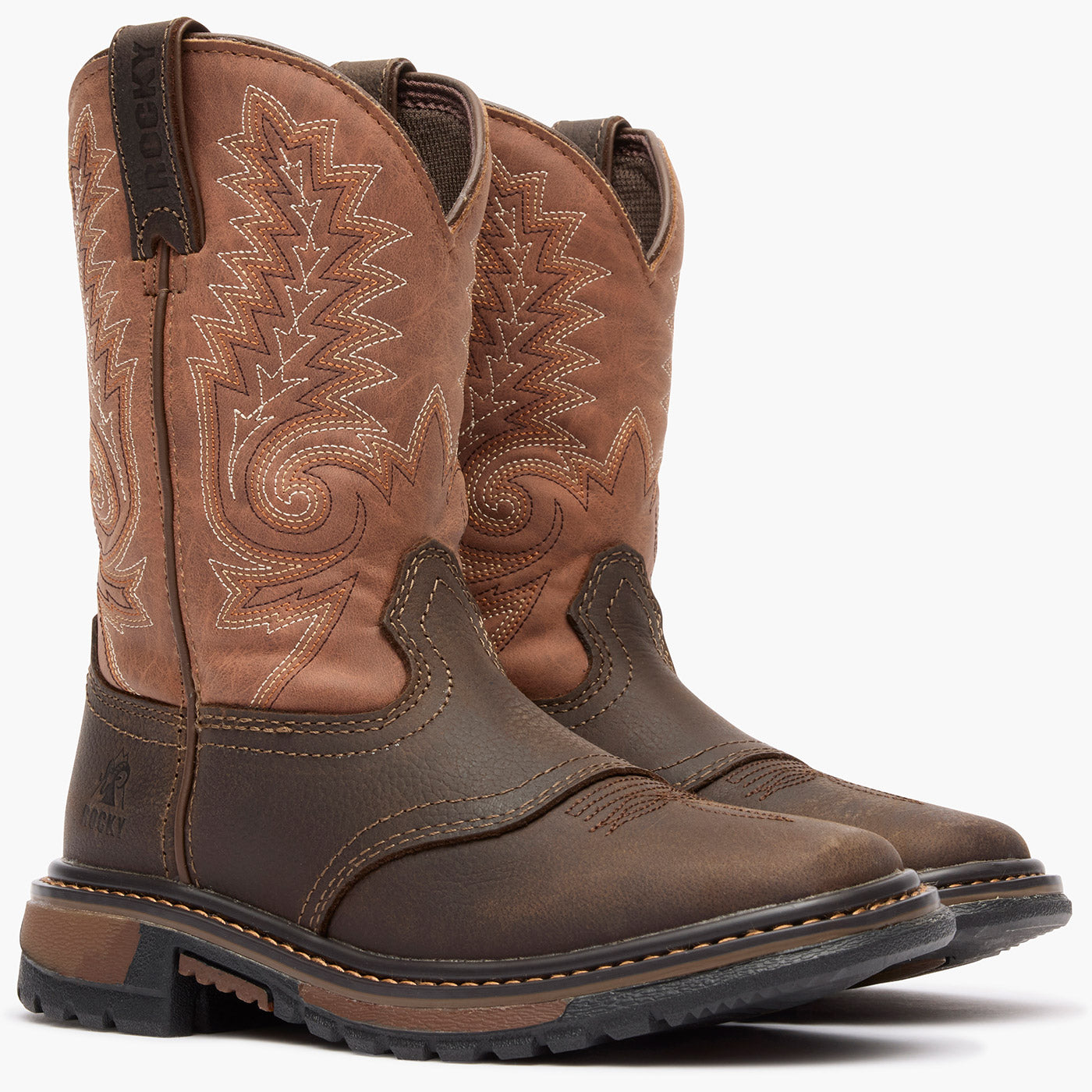 Rocky Kids' Ride FLX Western Boot - doublequarter