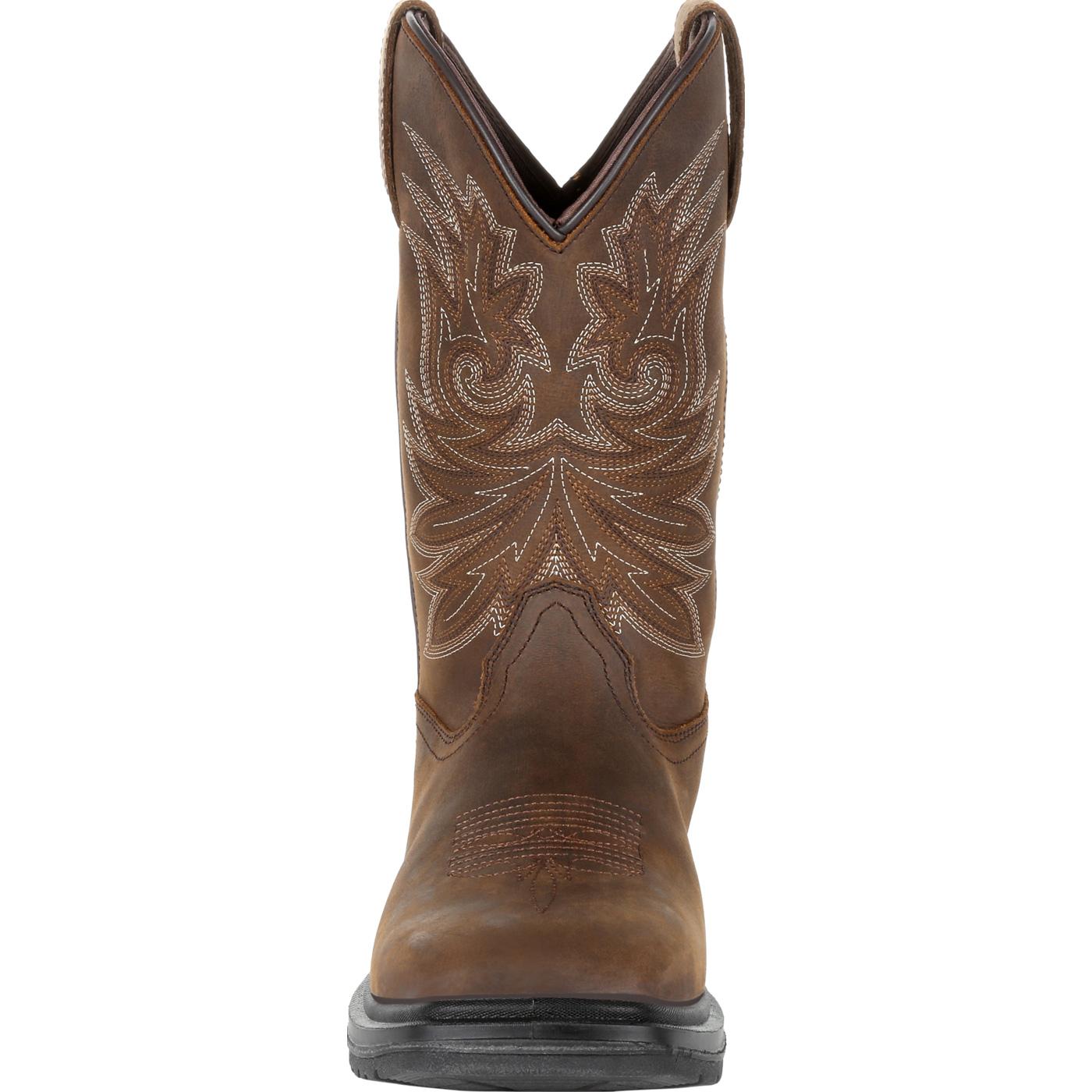 ""Rocky Worksmart 11"" Composite Toe Waterproof Western Boot" - front"
