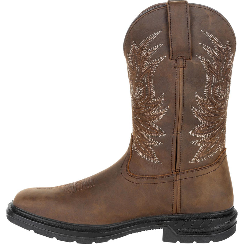 ""Rocky Worksmart 11"" Composite Toe Waterproof Western Boot" - profile"