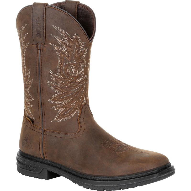""Rocky Worksmart 11"" Composite Toe Waterproof Western Boot" - main"