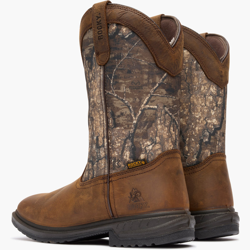 Rocky Worksmart 400G Insulated Waterproof Western Boot - doubleheel