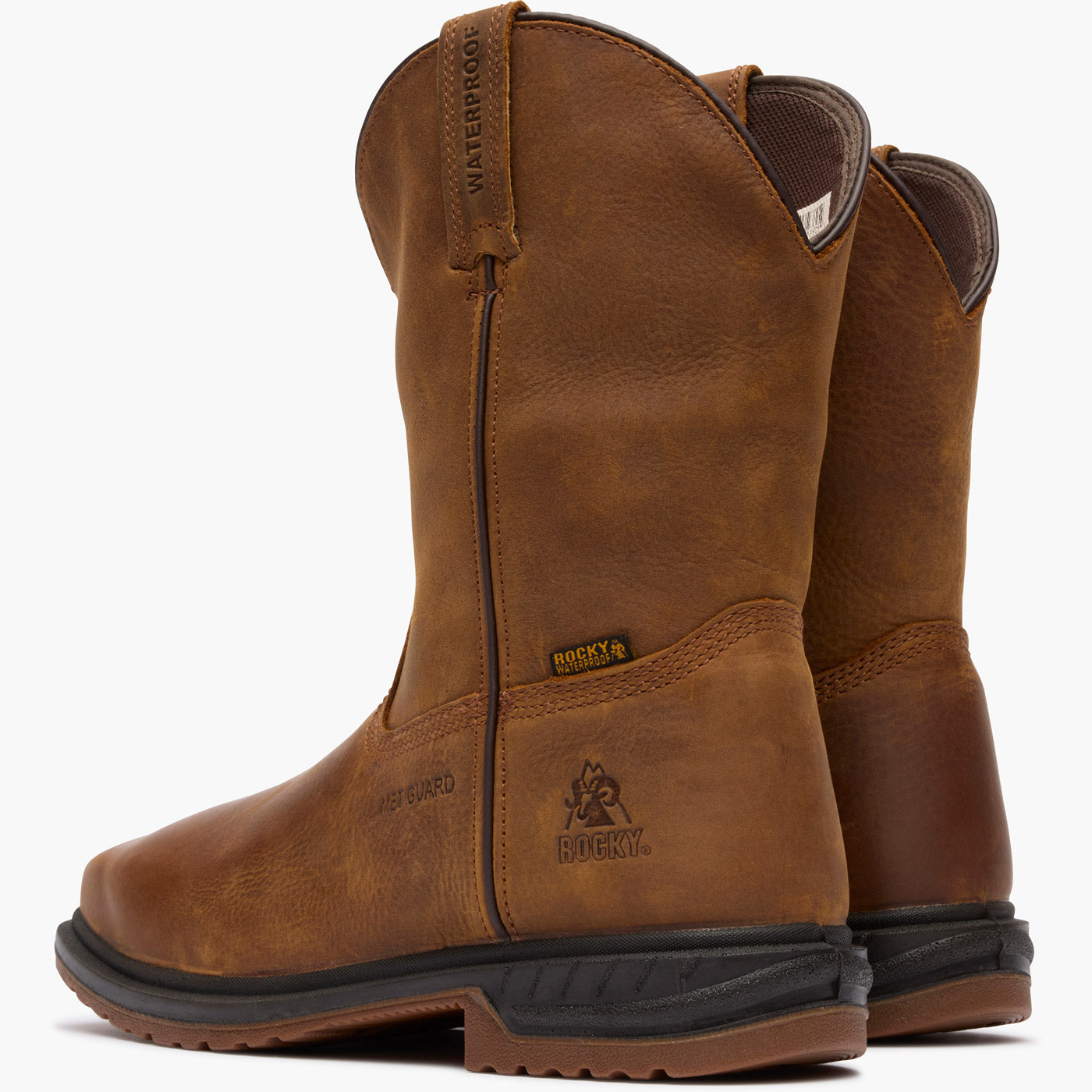 Rocky Worksmart Met Guard Composite Toe Waterproof Western Boot - doubleheel