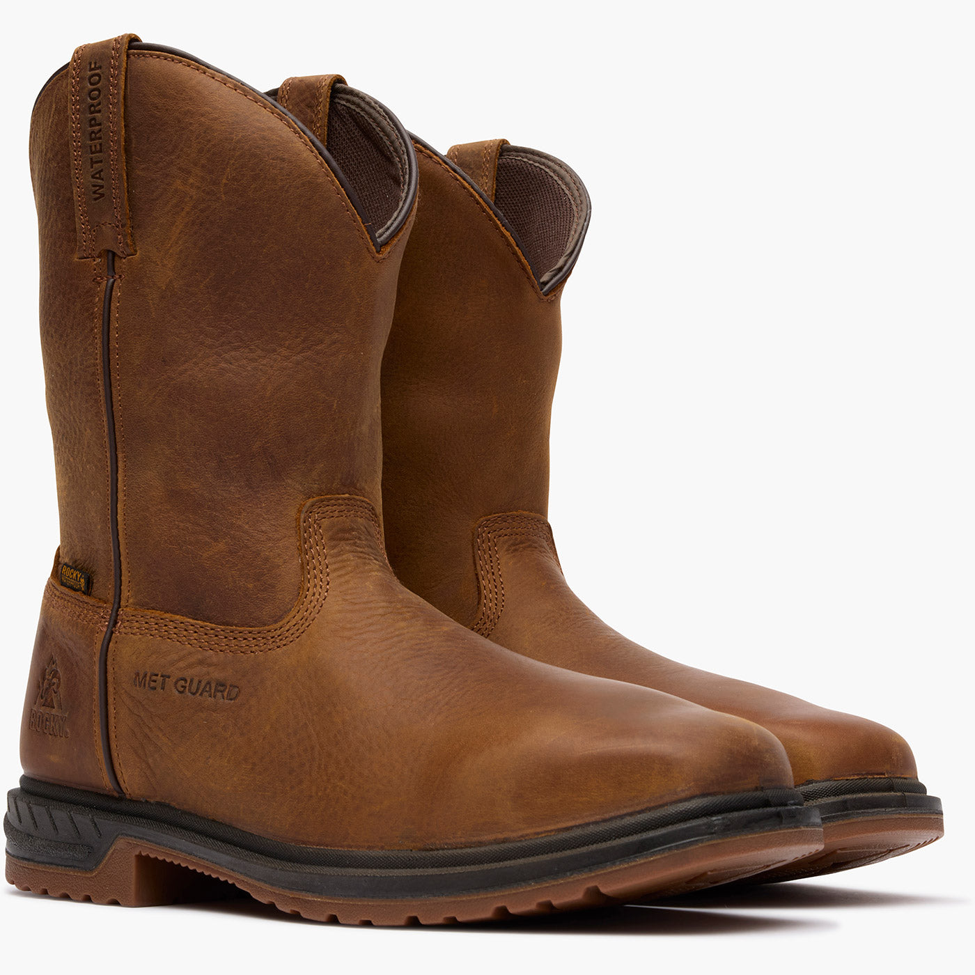 Rocky Worksmart Met Guard Composite Toe Waterproof Western Boot - doublequarter