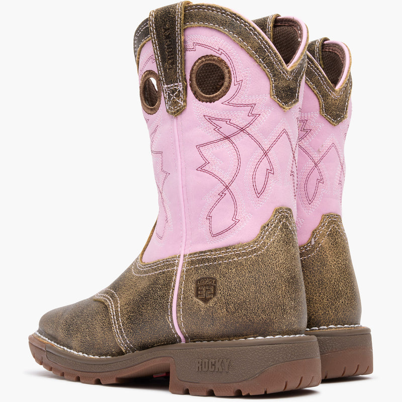 Rocky Little Kids' Legacy 32 Western Boot - doubleheel