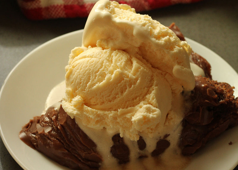 Feeding the Farmer<br>Skillet Chocolate Cake