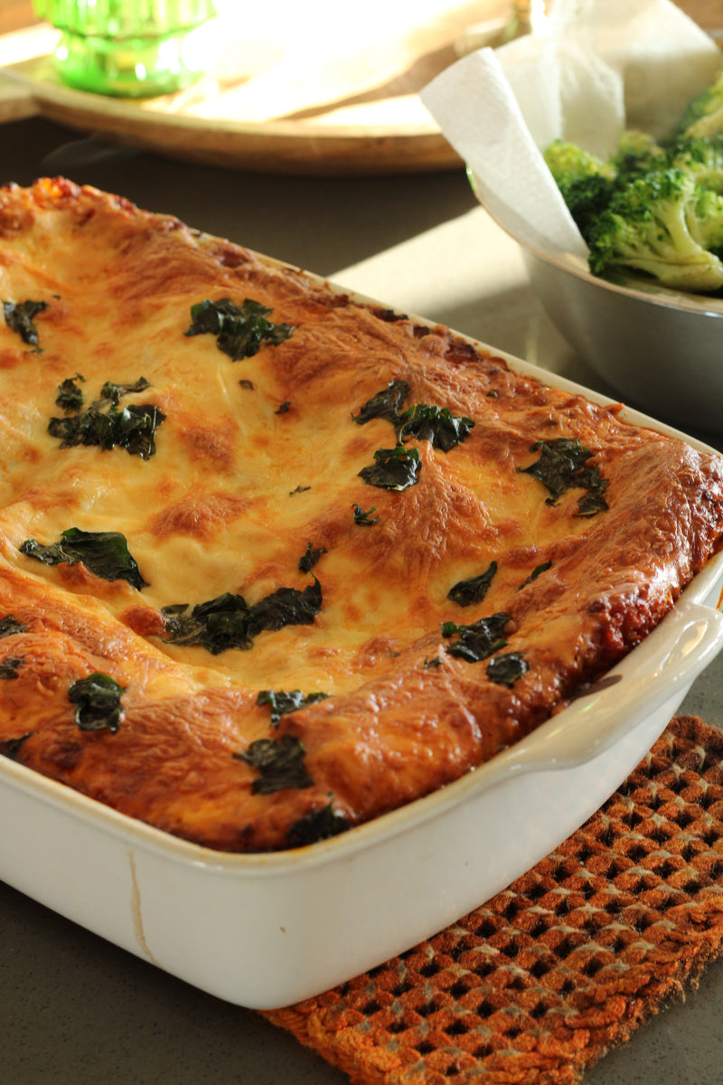 Feeding The Farmer<br> Venison Sausage Lasagna