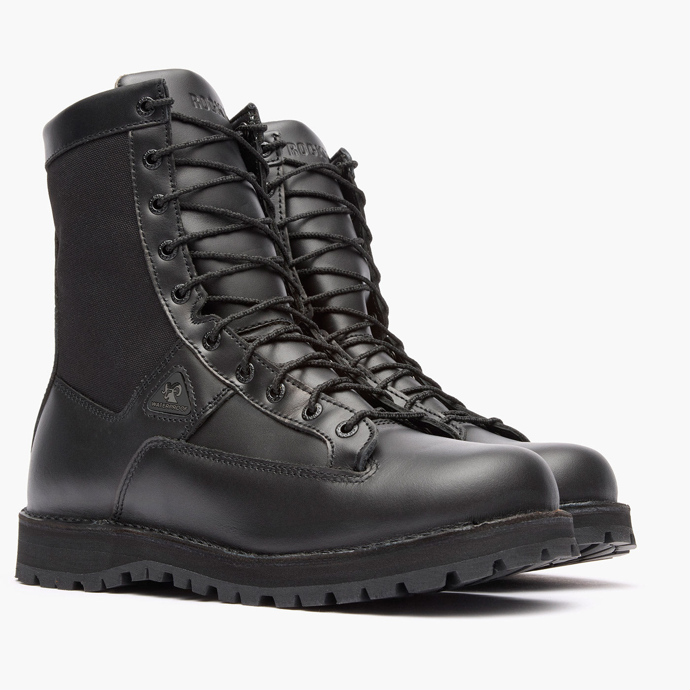 Rocky Portland Lace-to-Toe Waterproof Public Service Boots – Rocky