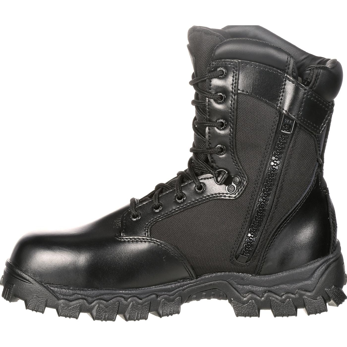 Rocky AlphaForce Zipper Composite Toe Public Service Boot – Rocky