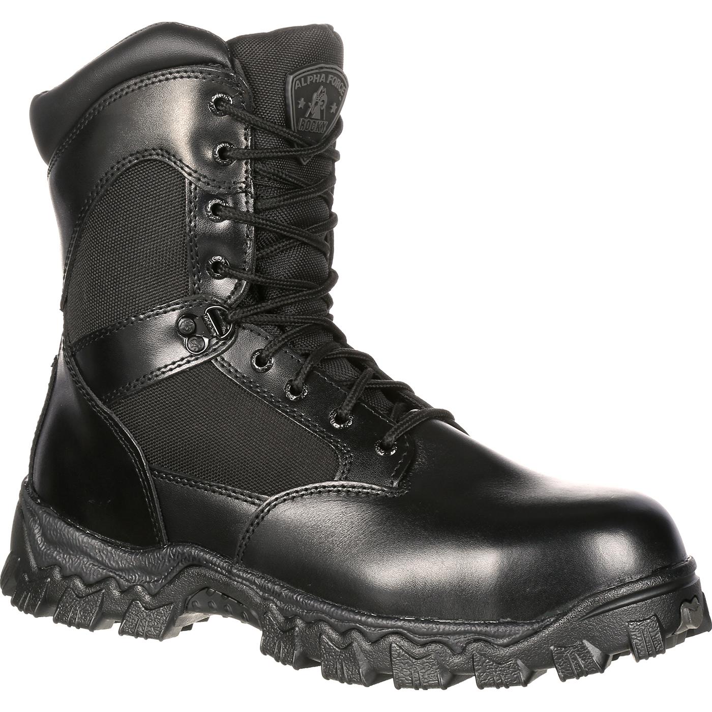 Rocky AlphaForce Zipper Composite Toe Public Service Boot – Rocky
