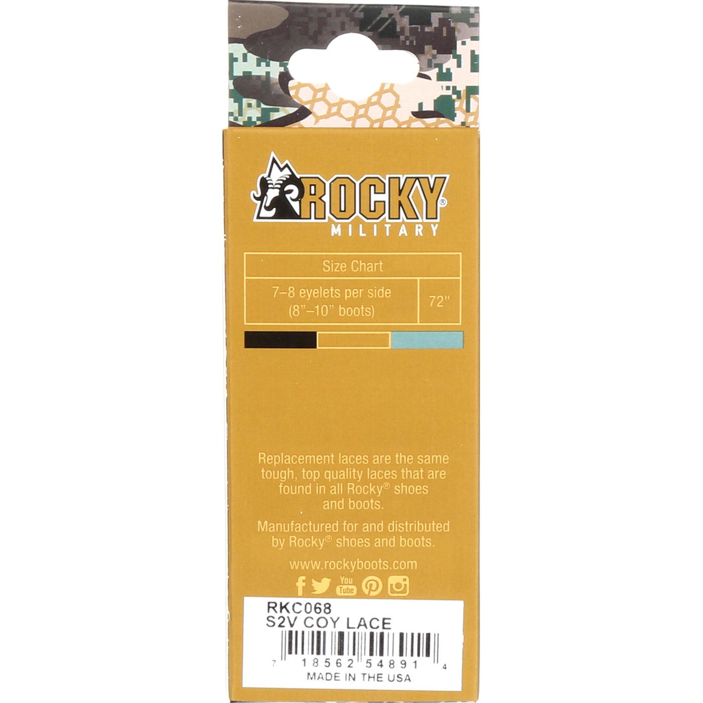 ""Rocky S2V 72"" Laces Coyote Brown" - profile"