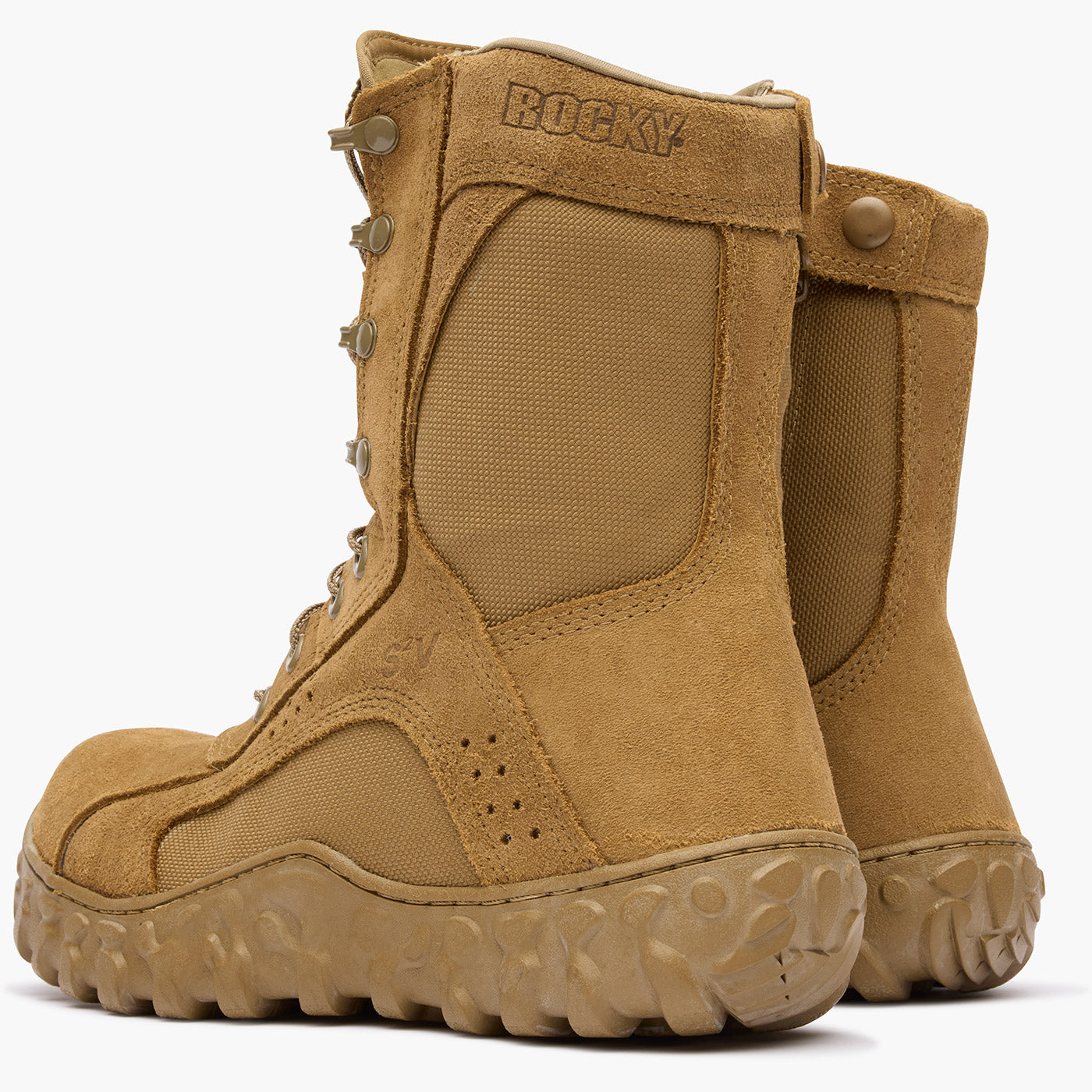 Rocky S2V Side Zip Composite Toe Tactical Military Boot - doubleheel