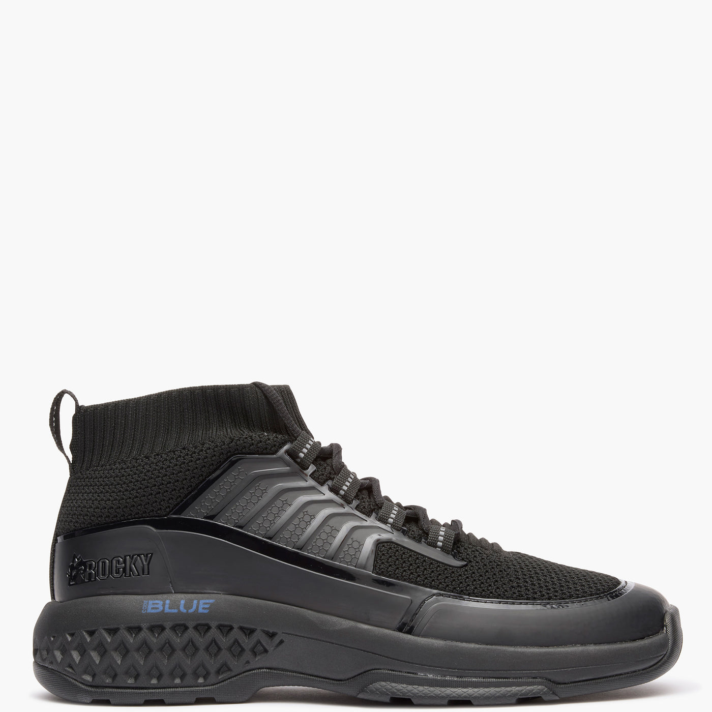 Rocky Women's Code Blue Knit Public Service Boot - profile