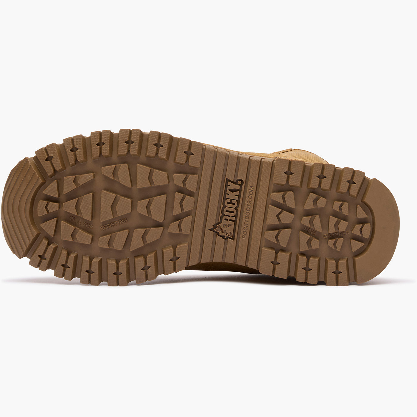 ""Rocky Portland 8"" Side Zip Composite Toe Public Service Boot" - outsole"