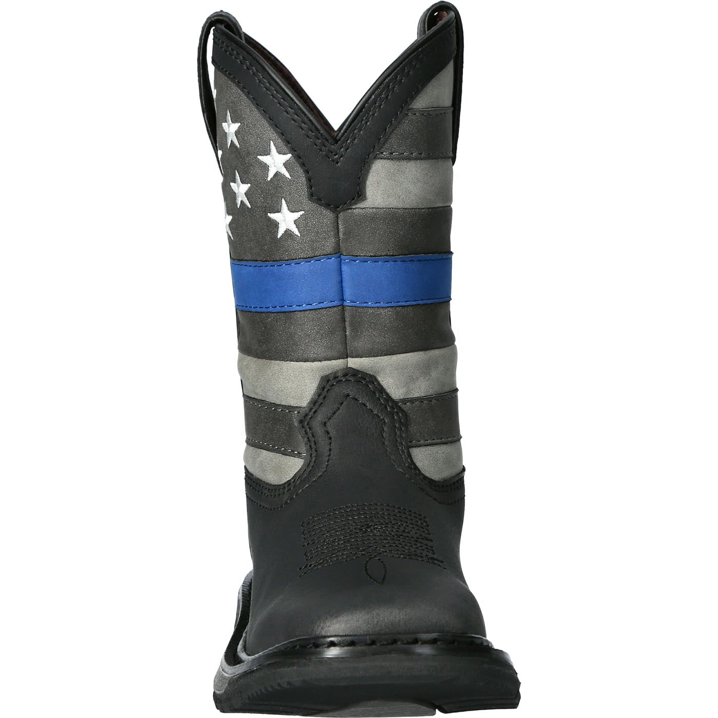 Rocky Blue Line Kid Western Boot - front