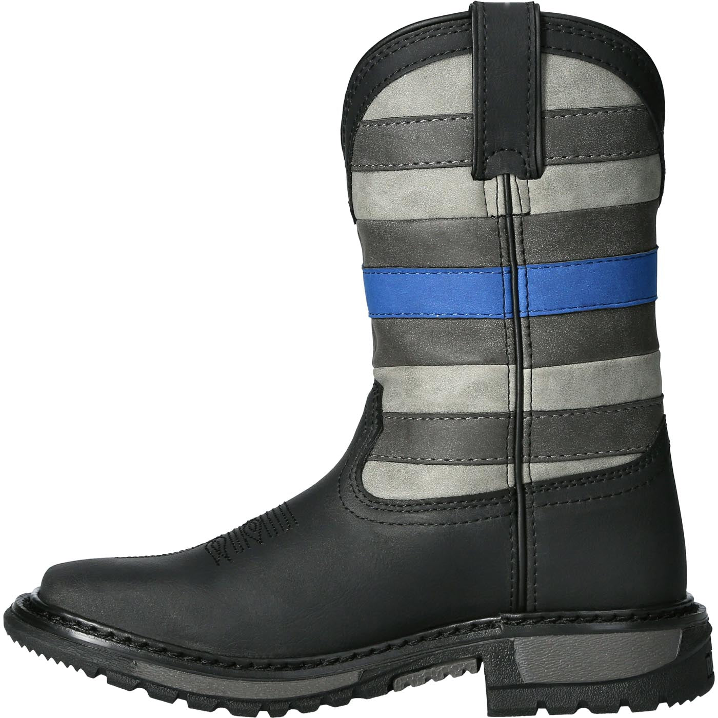 Rocky Blue Line Kid Western Boot - profile