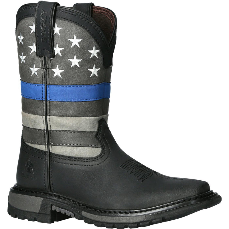 Rocky Blue Line Kid Western Boot - main