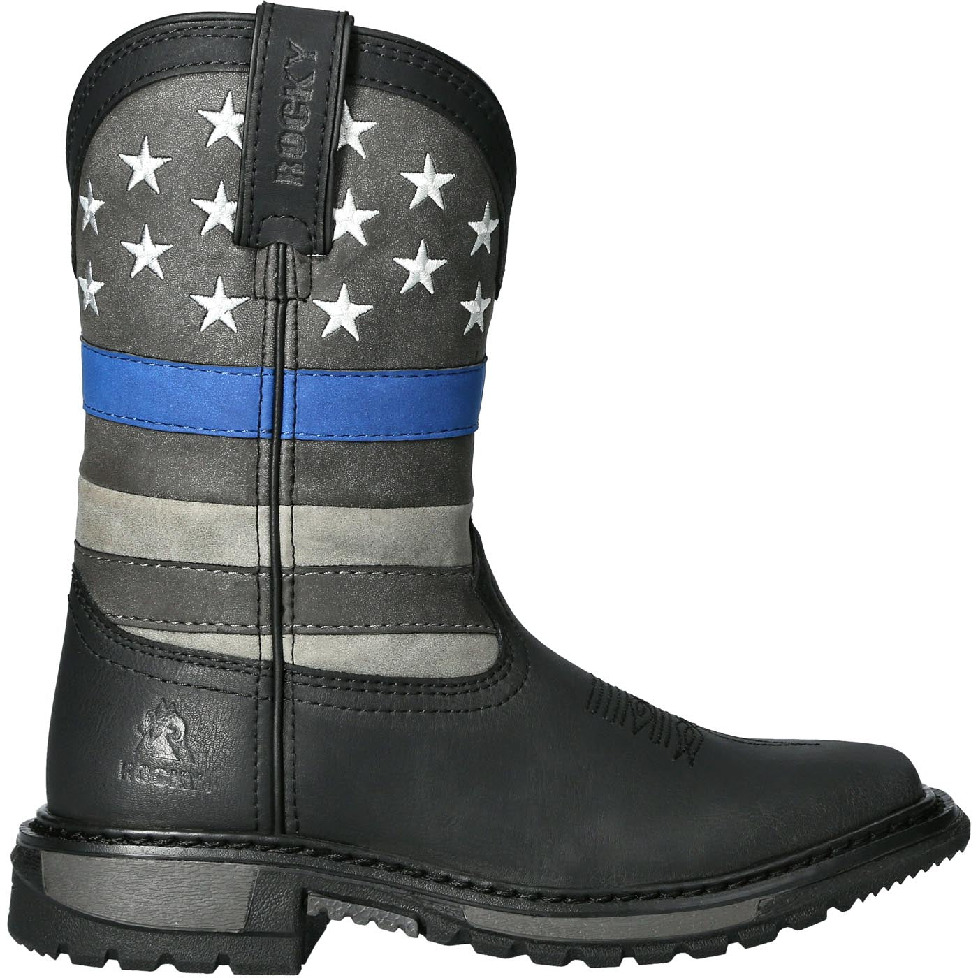 Rocky Blue Line Kid Western Boot - profile
