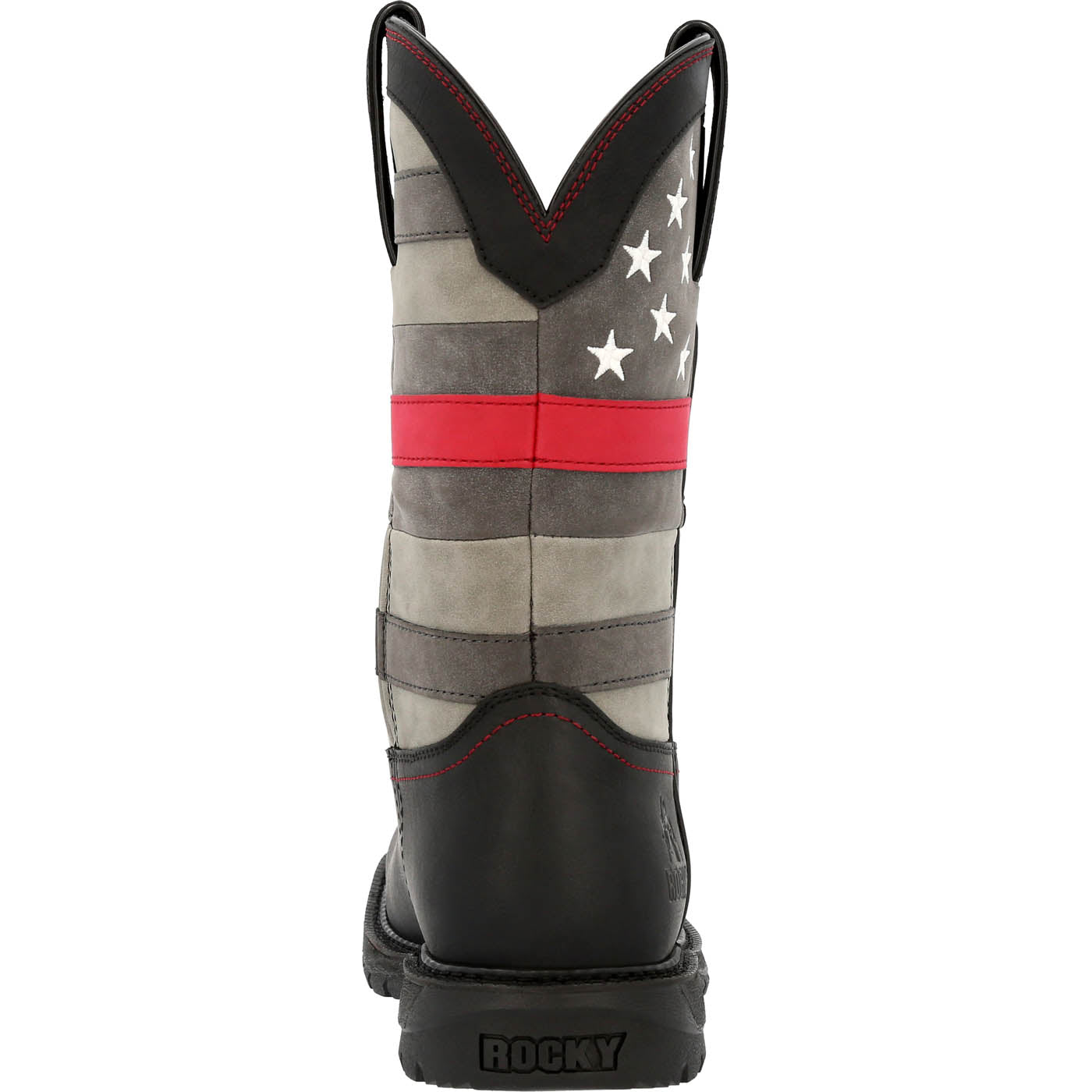 Rocky Red Line Women's Western Boot - back