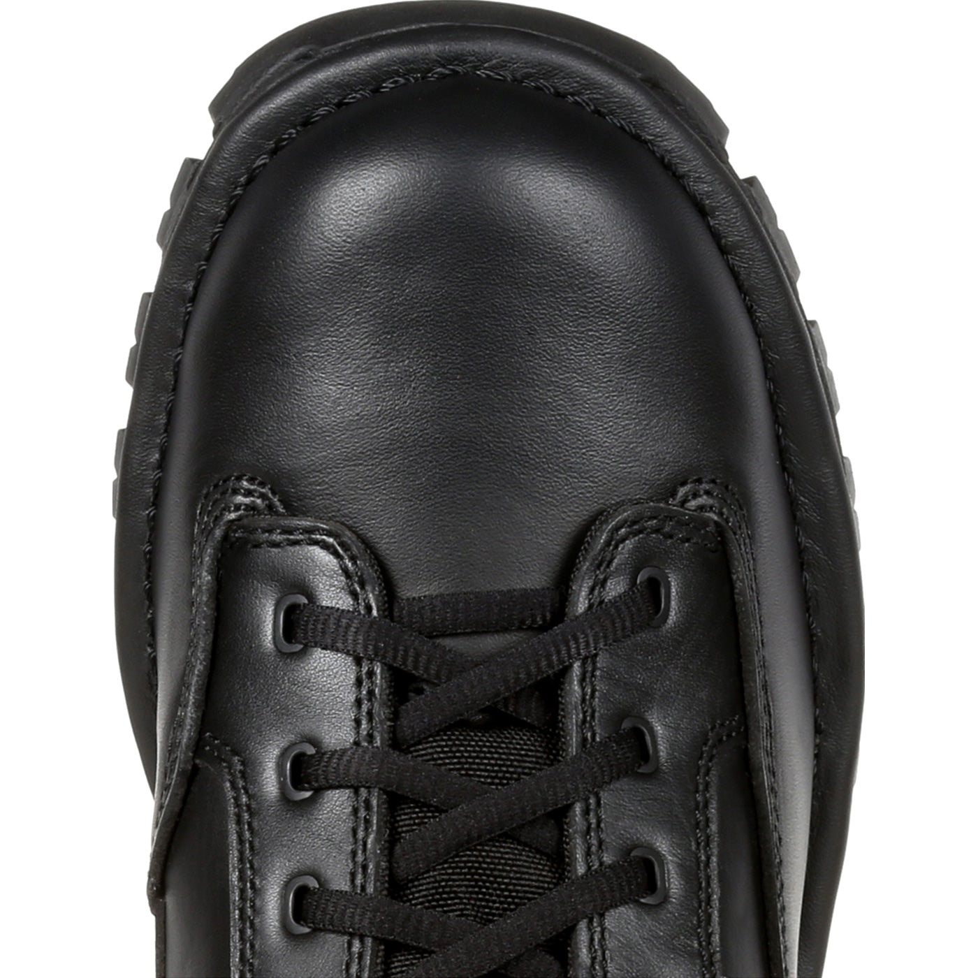 ""Rocky Women's Portland 8"" Black Side Zip Waterproof Public Service Boot" - birdseye"