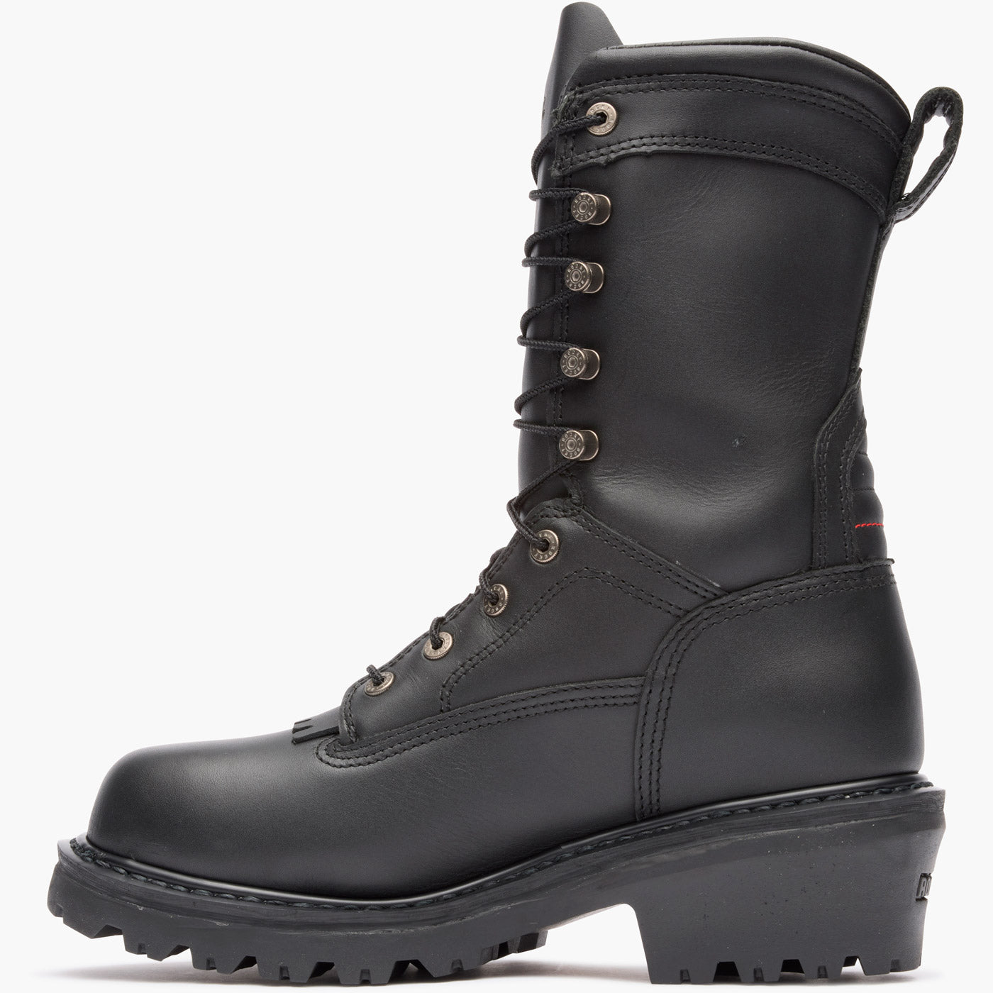 Rocky Code Red Hotshot Logger Fire Boot - profile