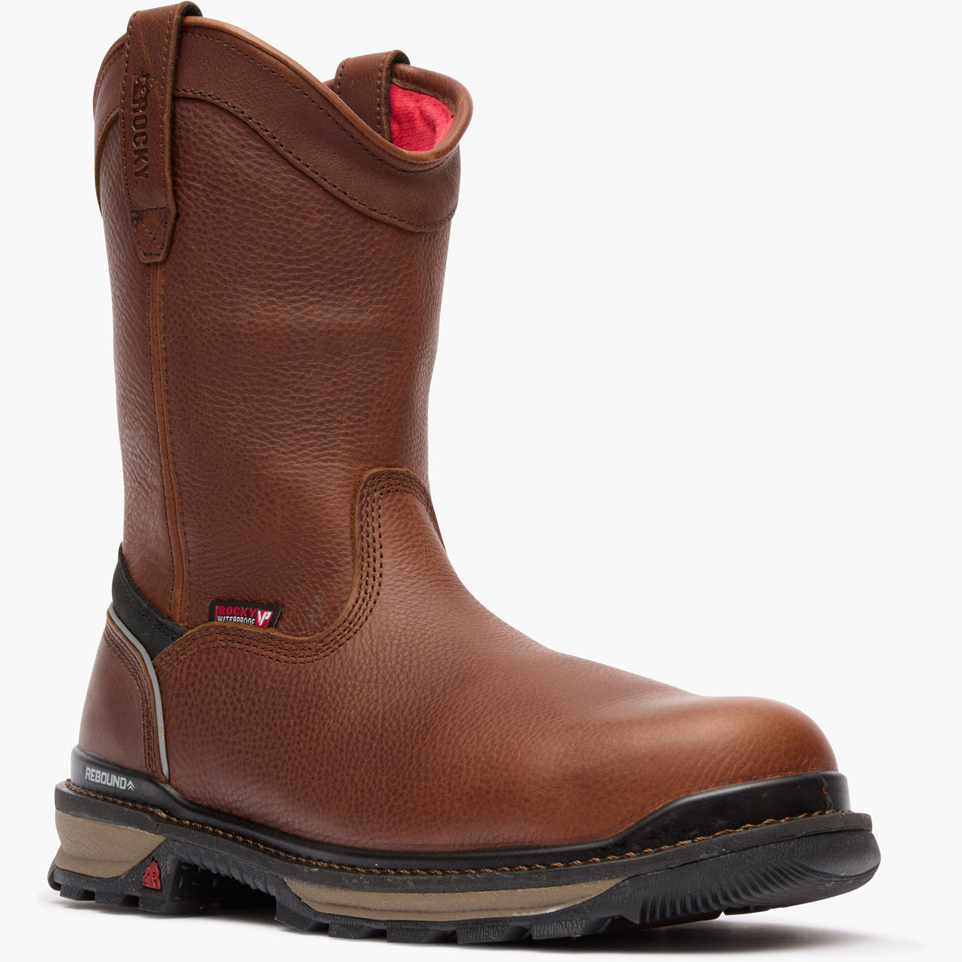 Rocky Rams Horn Waterproof Composite Toe Pull-On Work Boot – Rocky