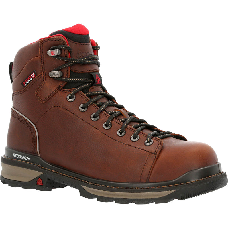 Rocky Rams Horn Lace to Toe Composite Waterproof Work Boot - main