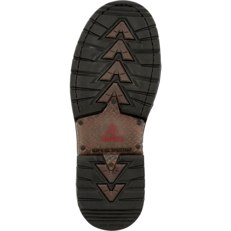 Rocky IronClad Steel Toe Waterproof Work Boots - outsole