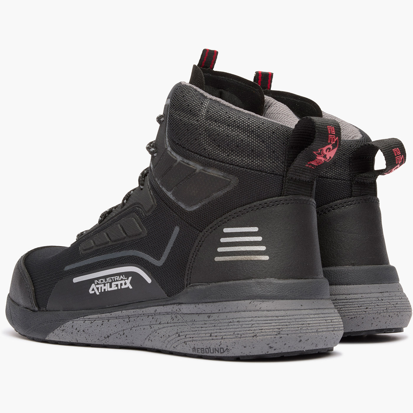 Rocky Industrial Athletix Women's Black Composite Toe Work Boot - doubleheel