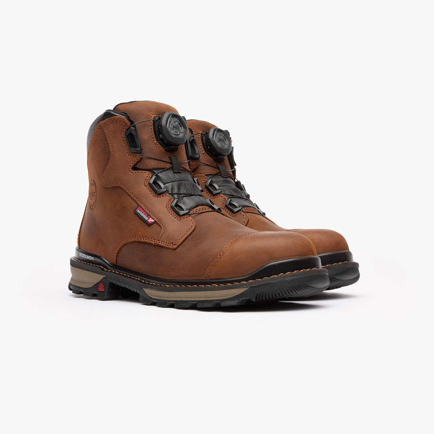 Rocky Rams Horn BOA Composite Toe Waterproof Work Boot - doublequarter
